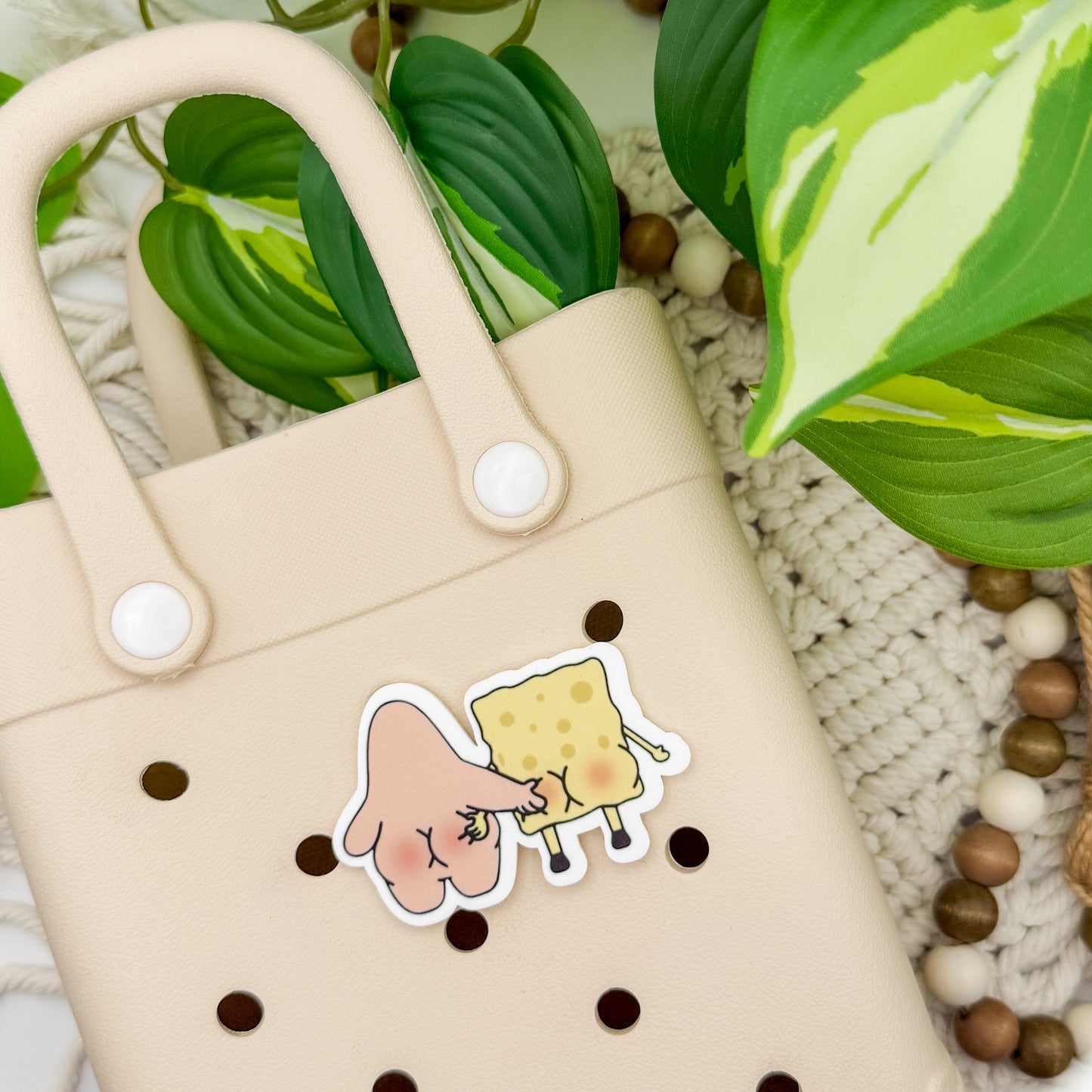 SpongeBob + Patrick || Bag Charm