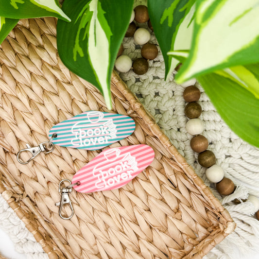 Book Lover || Motel Keychain