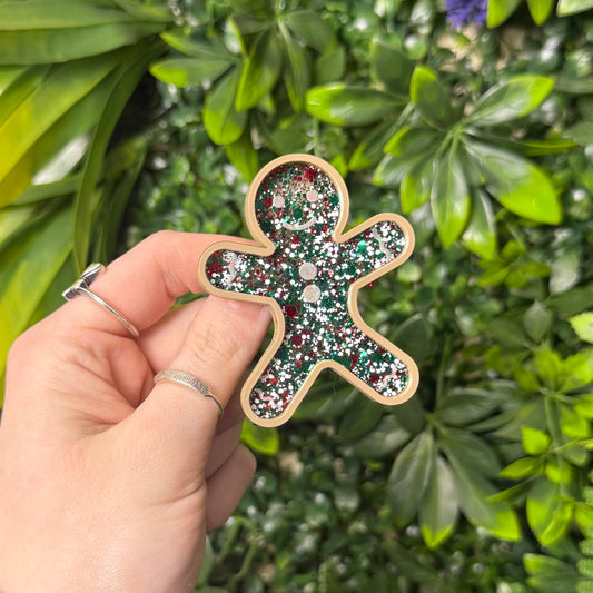 Gingerbread Shaker || Hair Clip