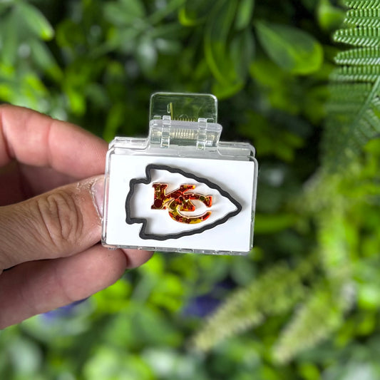 KC Chiefs || Mini Claw Clip