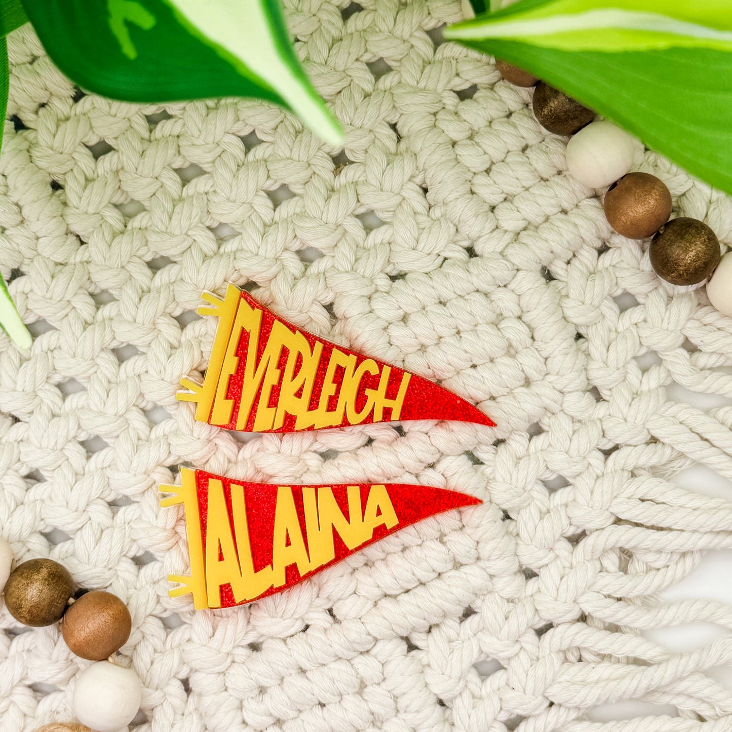 Team Flag || Hair Clip