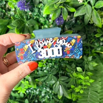 I Love You 3000 || Claw Clip