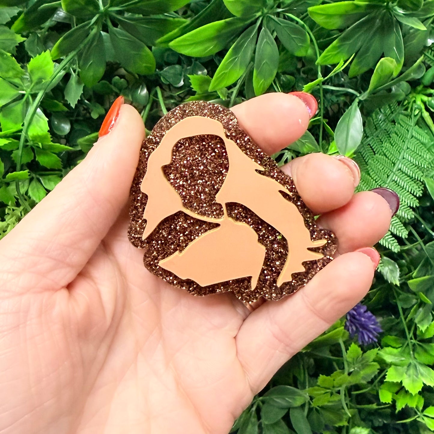 Moana Silhouette || Hair Clip