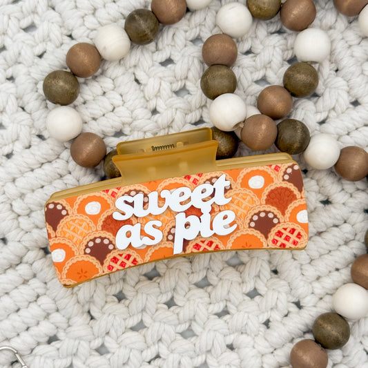 Sweet As Pie || Claw Clip