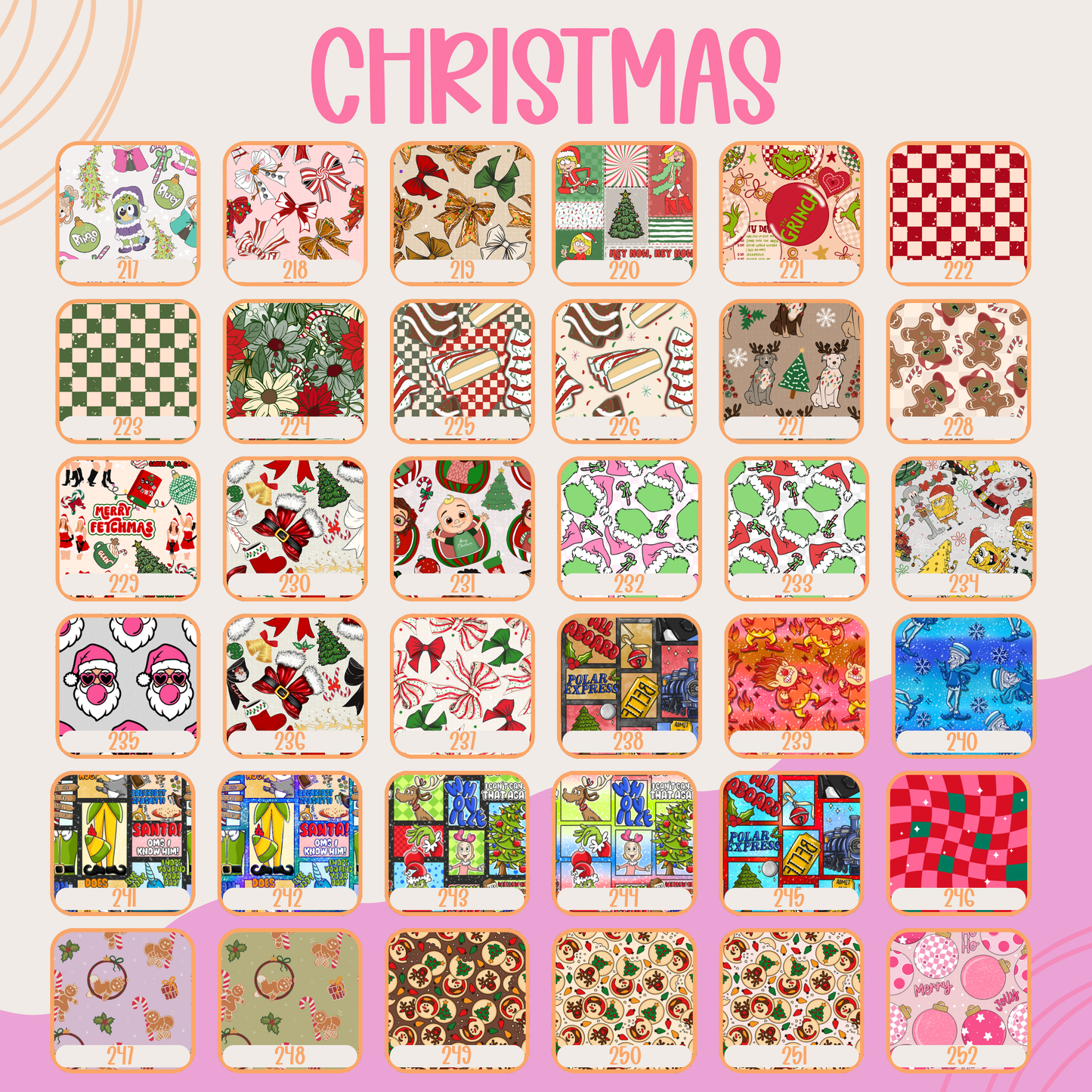 CREATE YOUR OWN Christmas || Claw Clip (ws)