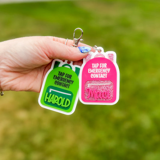 Emergency Contact || NFC Smart Keychain