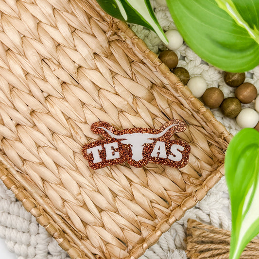 Texas Longhorns || Hair Clip