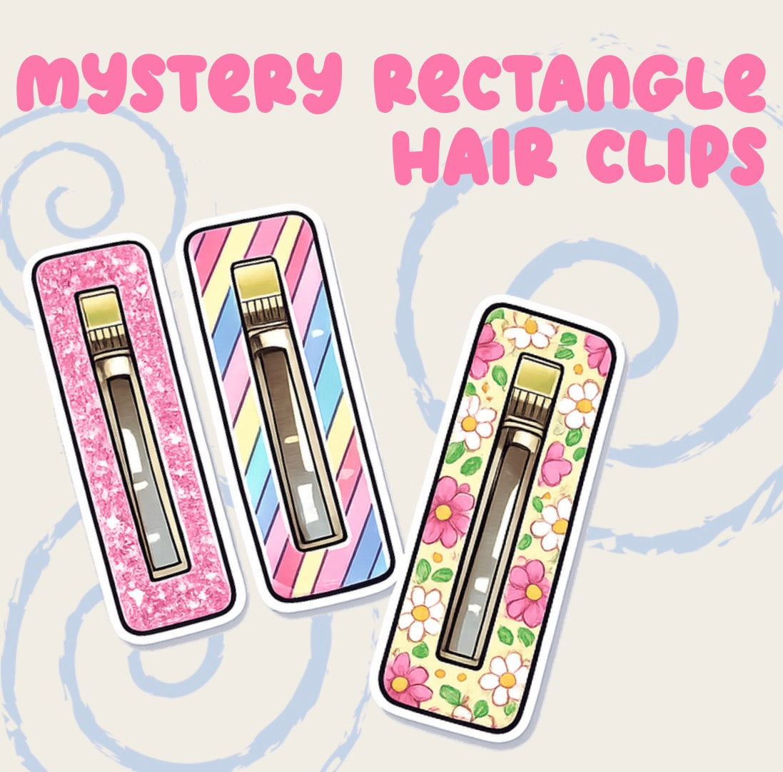 Mystery || Rectangular Alligator Clip