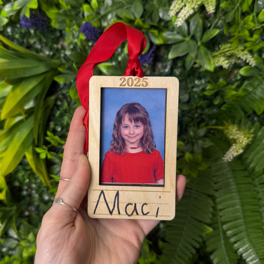 School Photo Frame || Ornament