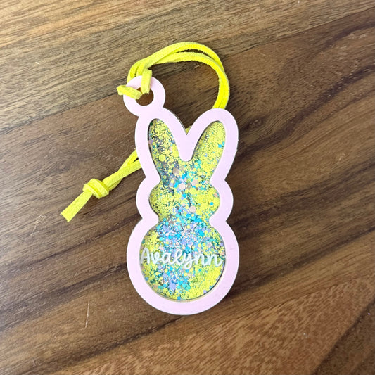 Shaker Bunny || Bag Tag