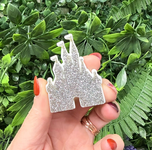 Castle Silhouette || Hair Clip