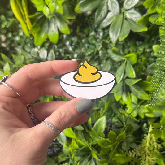 Deviled Egg || Hair Clip (ws)