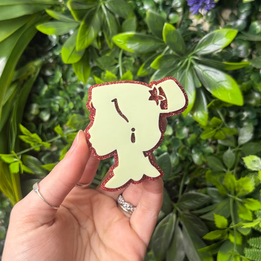 Mulan Silhouette || Hair Clip