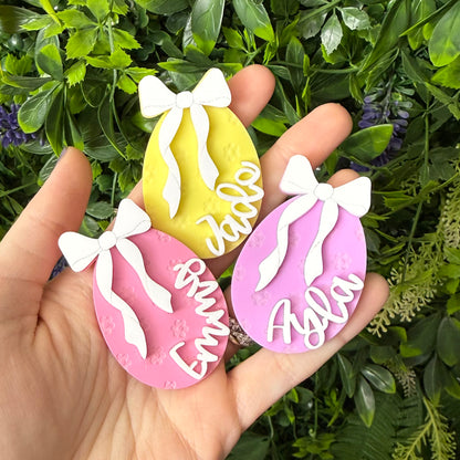 Coquette Easter Egg || Hair Clip