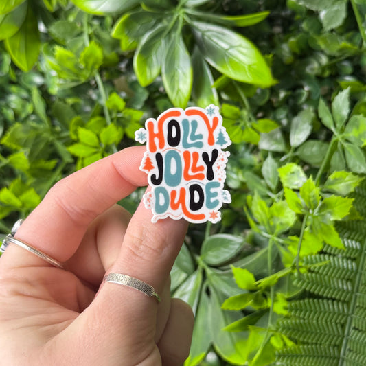 Holly Jolly Dude || Hat Pin