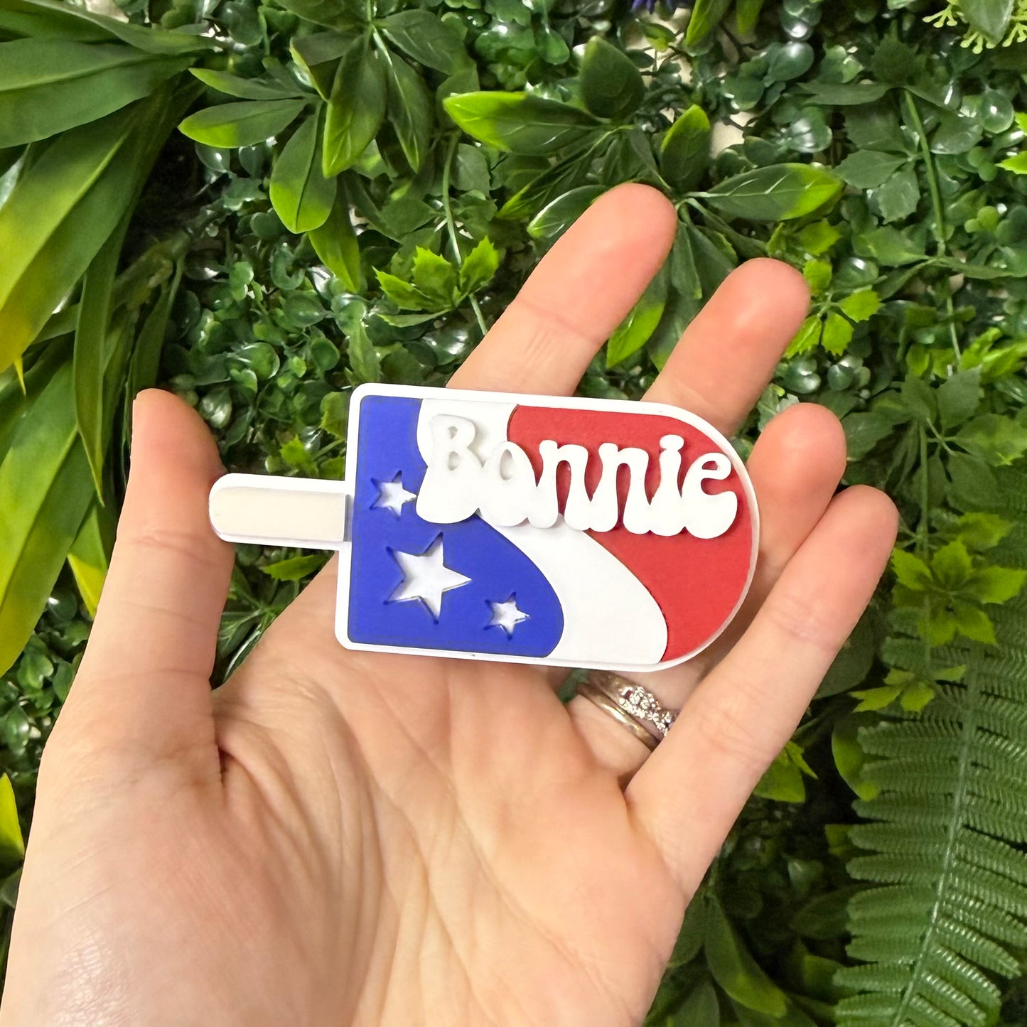 RWB Popsicle || Hair Clip