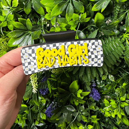 Good Girl Bad Habits || Claw Clip