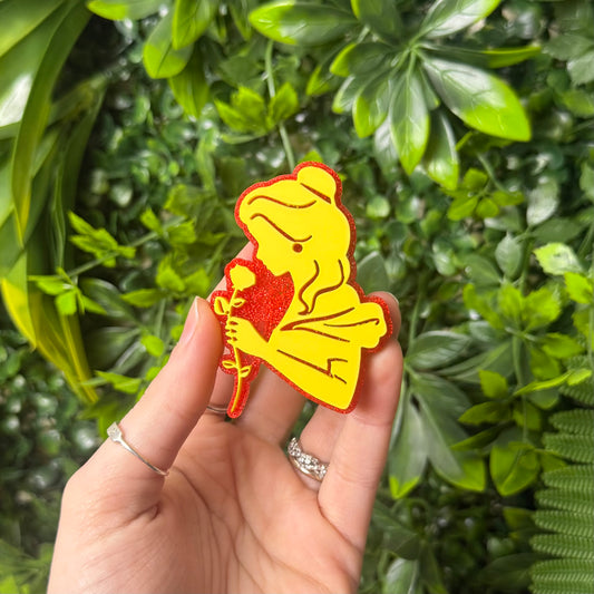 Belle Silhouette || Hair Clip