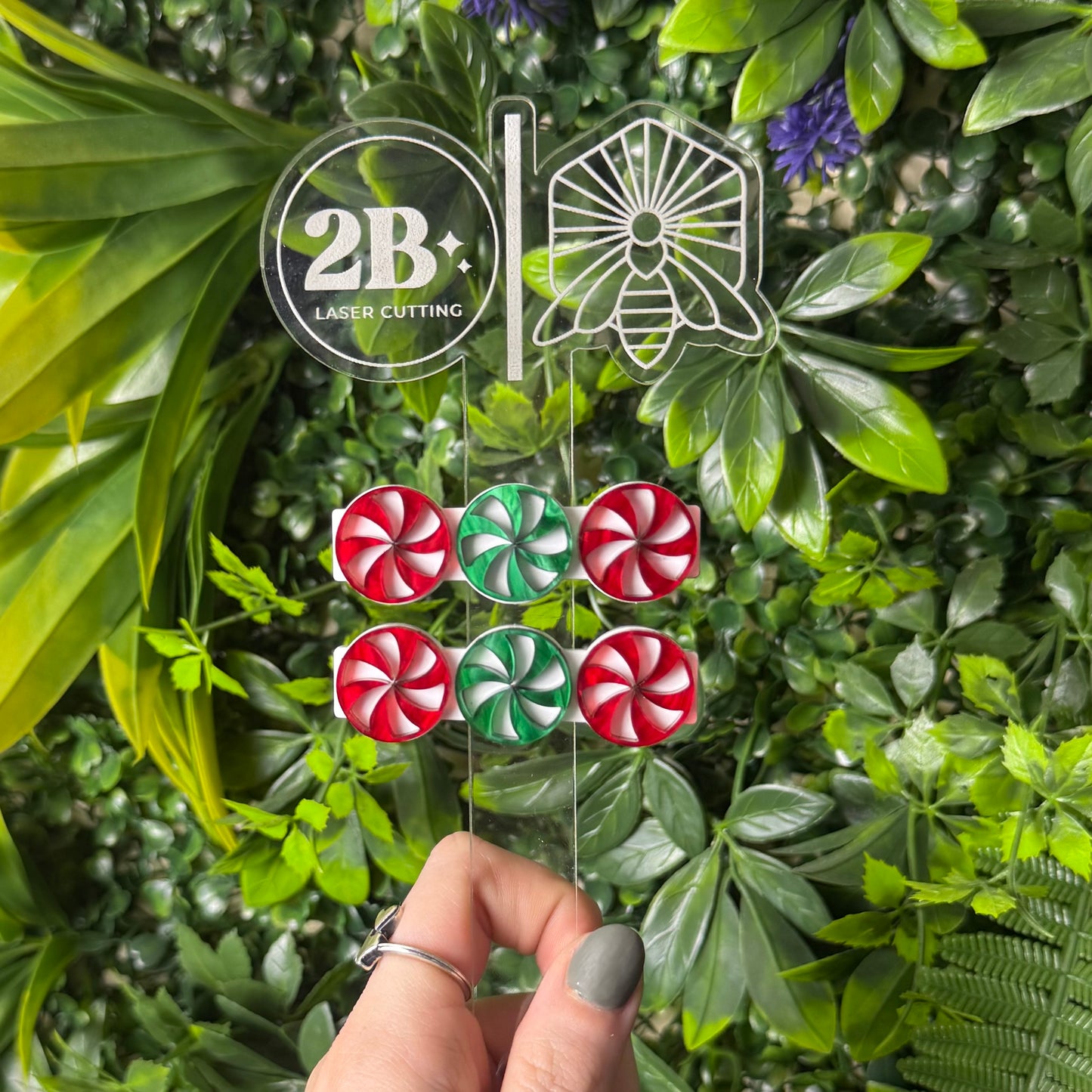 Peppermint || Bar Clip Duo