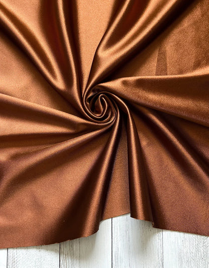 MOCHA BROWN SATIN