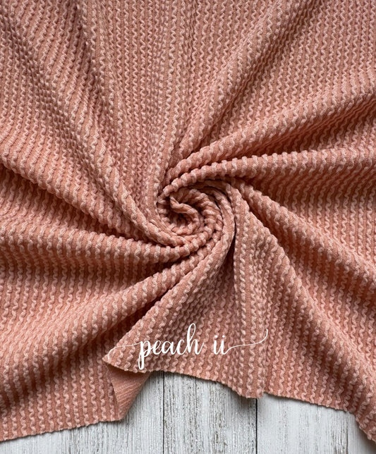 PEACH II WAVED RIB
