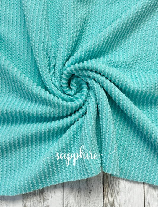 SAPPHIRE WAVED RIB