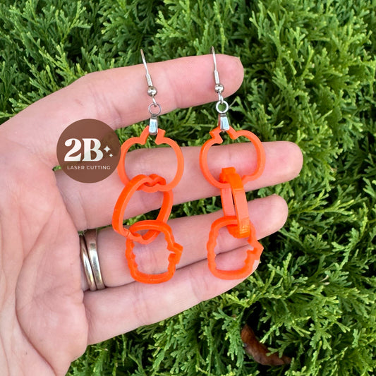 Pumpkin Dangle Earrings