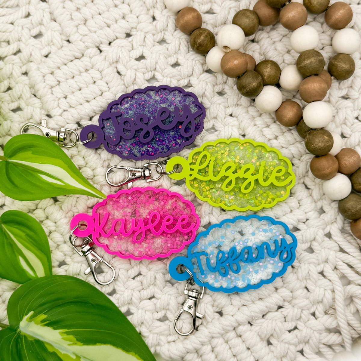 Scallop Pop Keychain