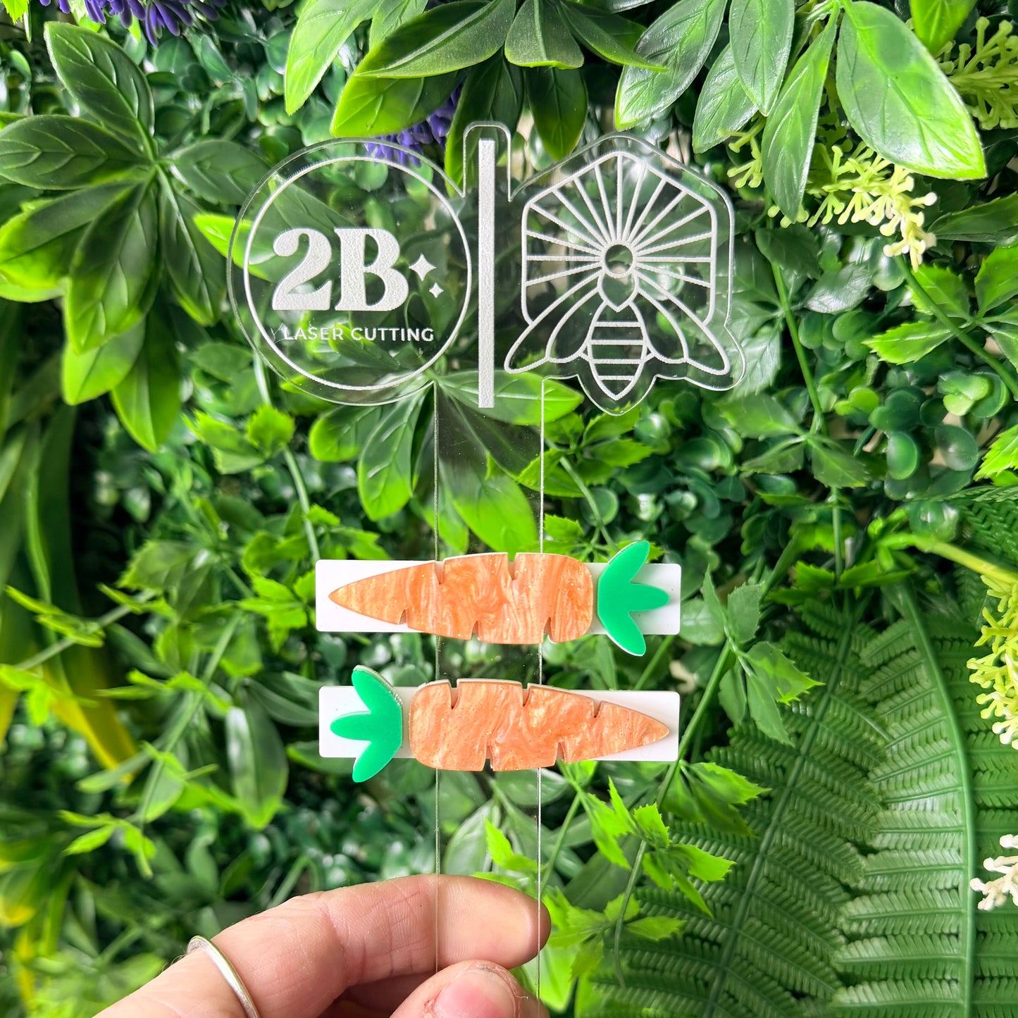 Carrot || Bar Clip Duo