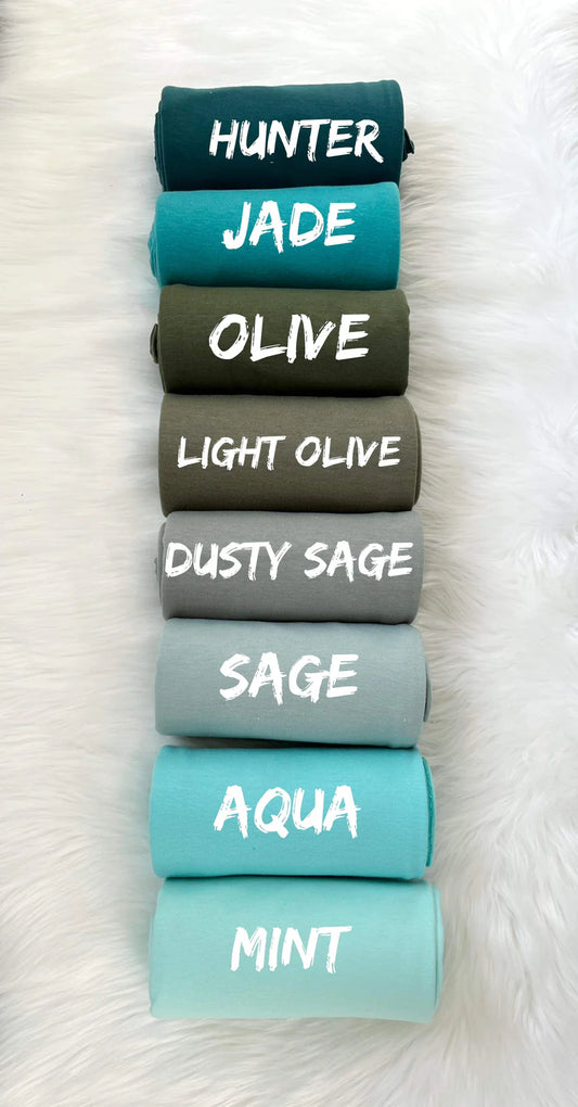 GREENS || Scrunchie Wristlet