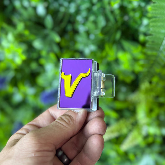 Vikings || Mini Claw Clip