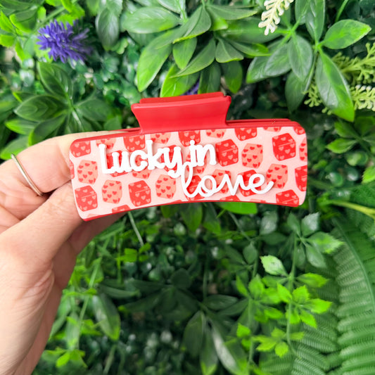 Lucky In Love || Claw Clip