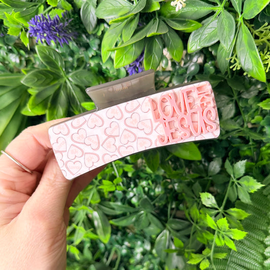 Love Like Jesus || Claw Clip