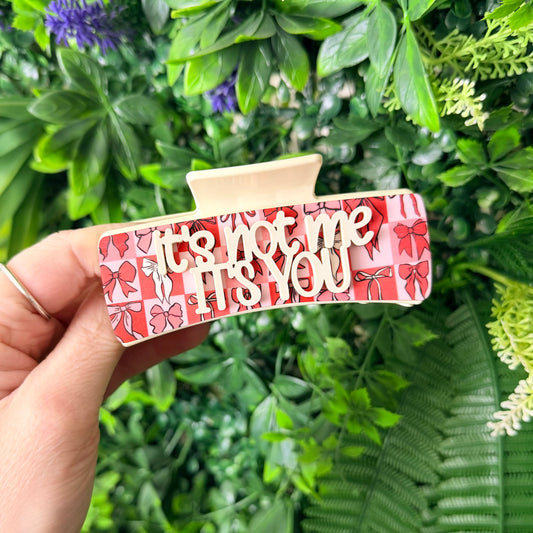 It's Not Me It's You || Claw Clip