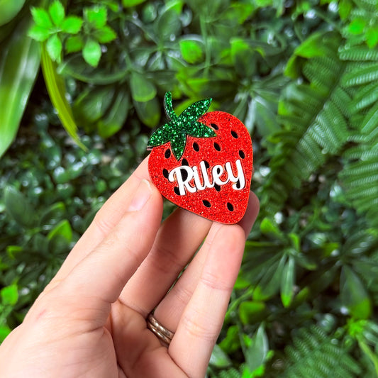 Strawberry || Hair Clip (ws)