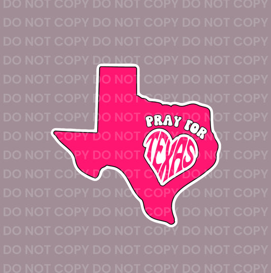 Pray For Texas (Pink) || Bow Center