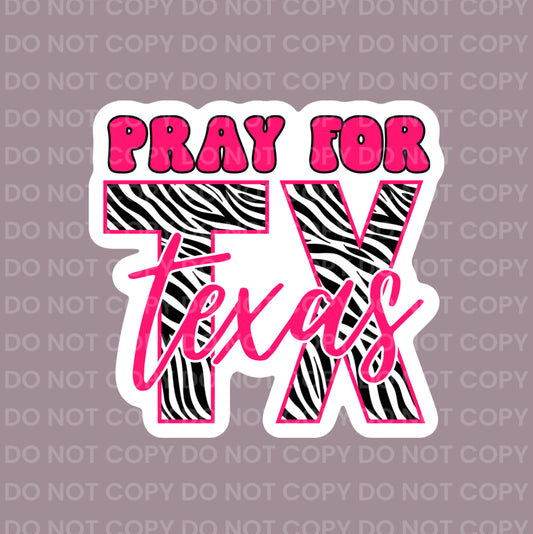 Pray For TX (Zebra) || Bow Center