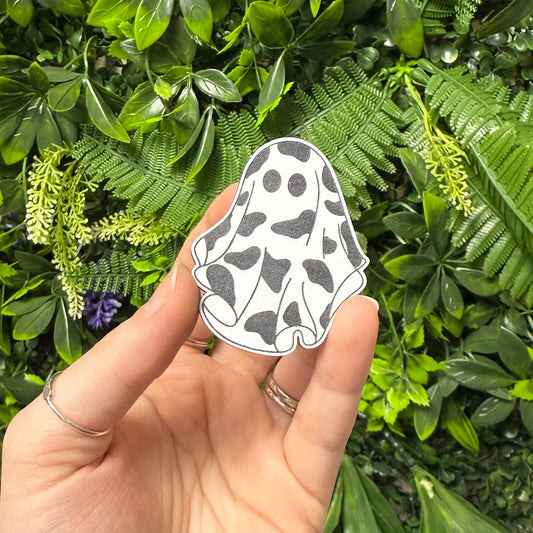 Cow Spotted Ghost || Hair Clip (ws)