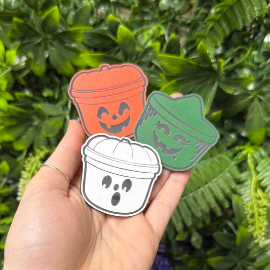 Boo Bucket || Hair Clip (ws)
