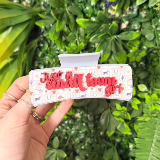 Just A Small Town Girl || Claw Clip