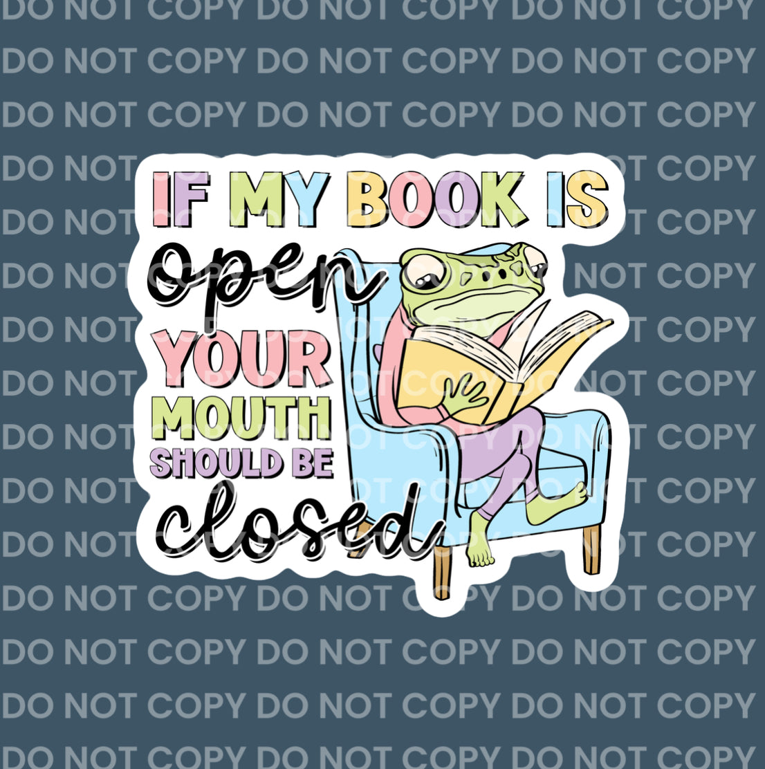 If My Book Is Open || Bag Charm