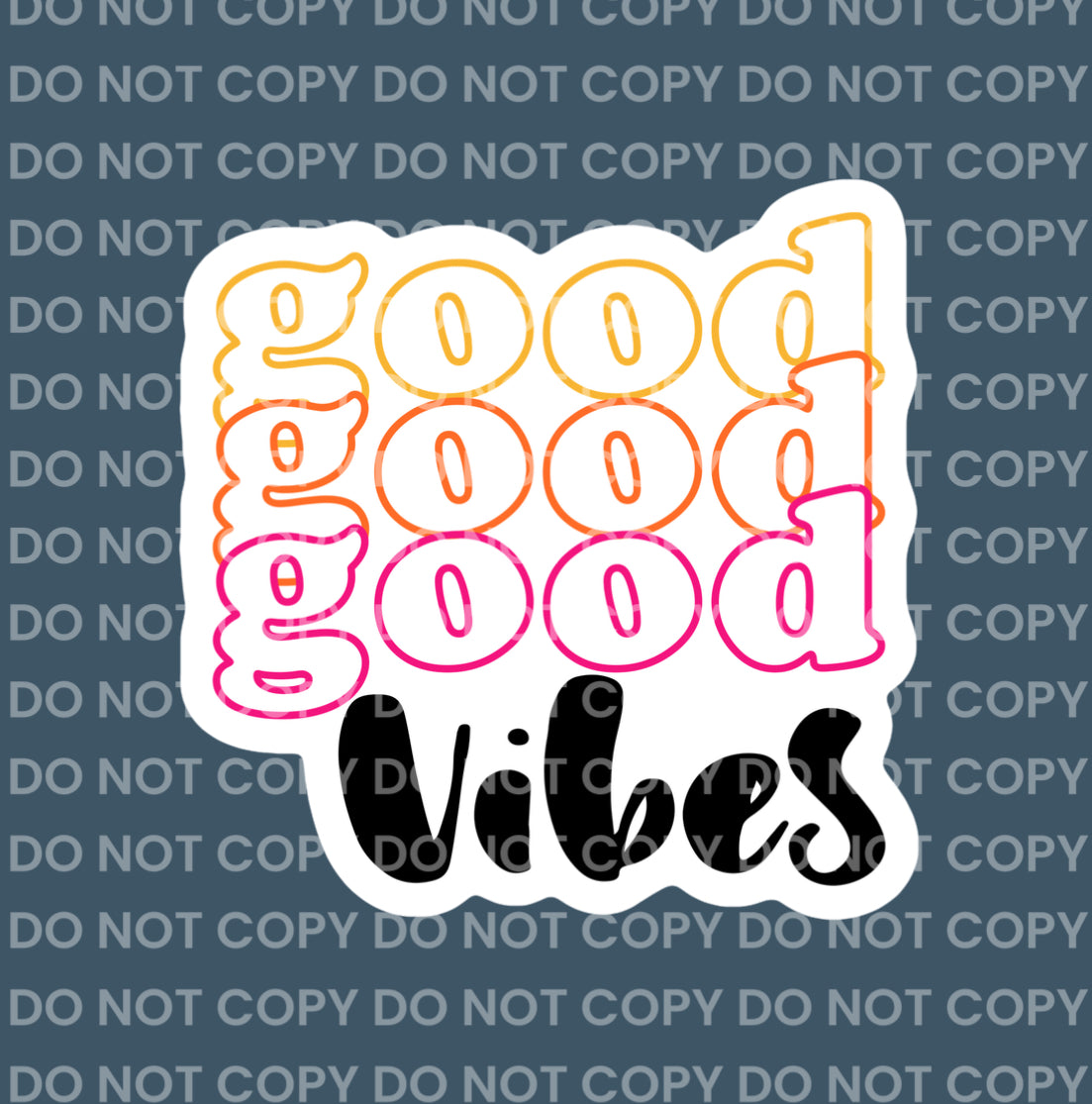 Good Vibes || Bag Charm