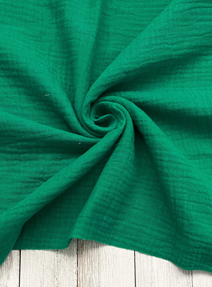 KELLY GREEN GAUZE