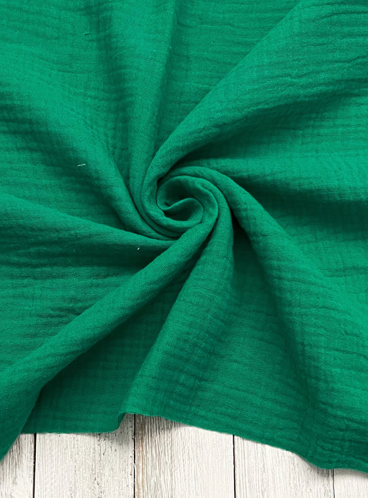 KELLY GREEN GAUZE