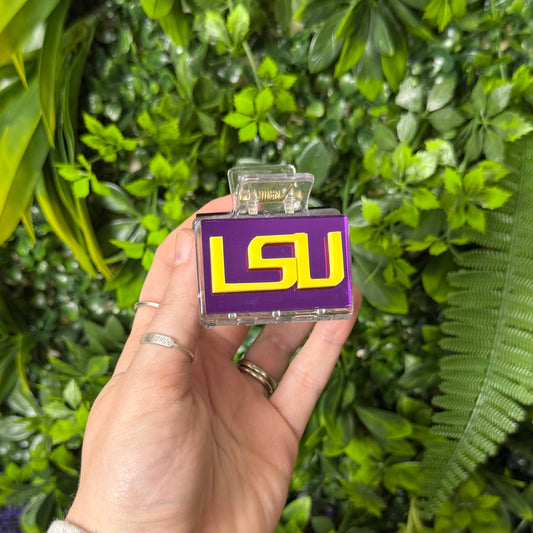 LSU || Mini Claw Clip