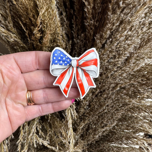 Stars + Stripes Bow || Bow Center