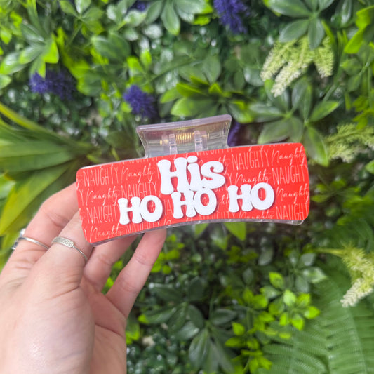 His Ho Ho Ho || Claw Clip