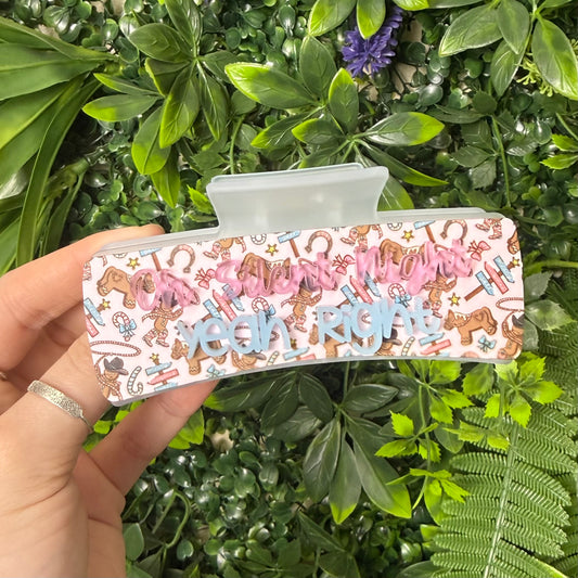 Oh Silent Night || Claw Clip