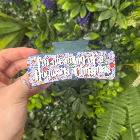 Hogwarts Christmas || Claw Clip