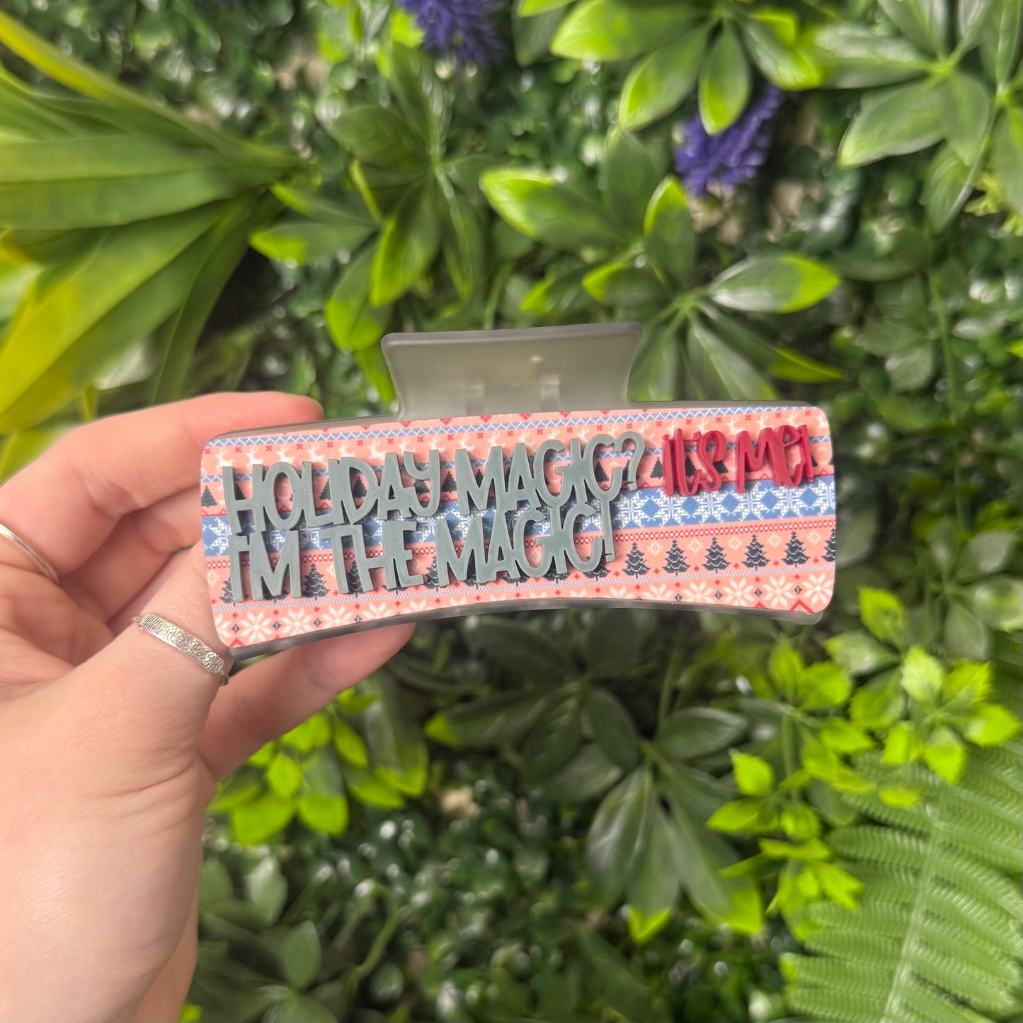 Holiday Magic? || Claw Clip